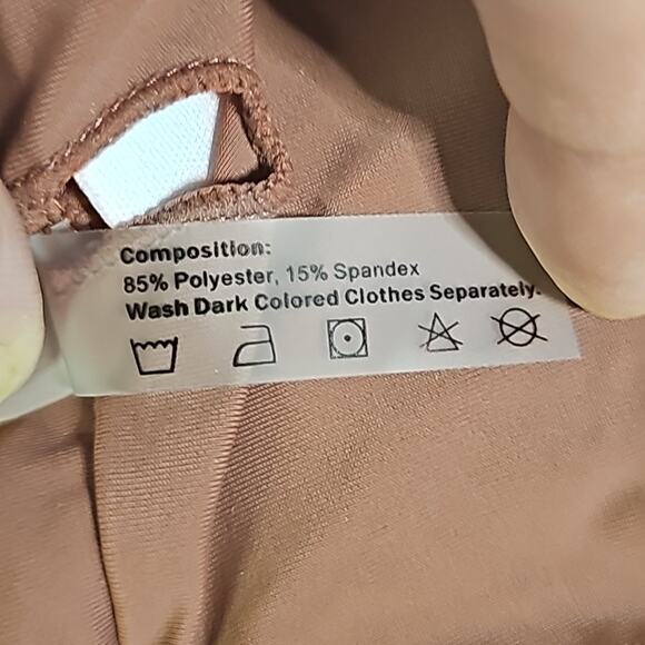 ZAFUL Burgundy 2 Piece String Bikini Bandau Top Swimsuit Womens Size 6 NEW - Picture 13 of 13